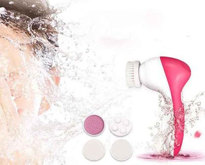Brosse de Visage 5 en 1 – L’outil Beauté Tout-en-Un pour une Peau Lumineuse